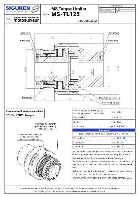 MS-TL125 datasheet