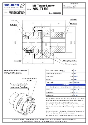 MS-TL50 datasheet