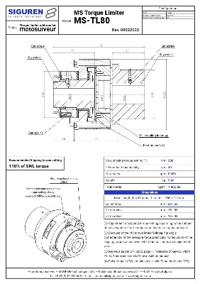 MS-TL80 datasheet