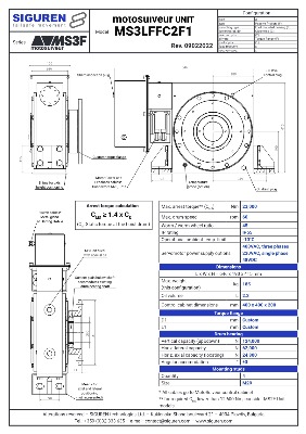 MS3F datasheet