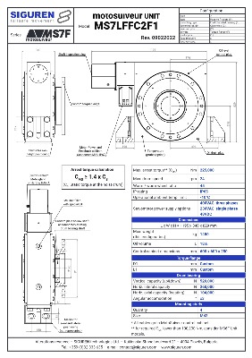 MS7F datasheet